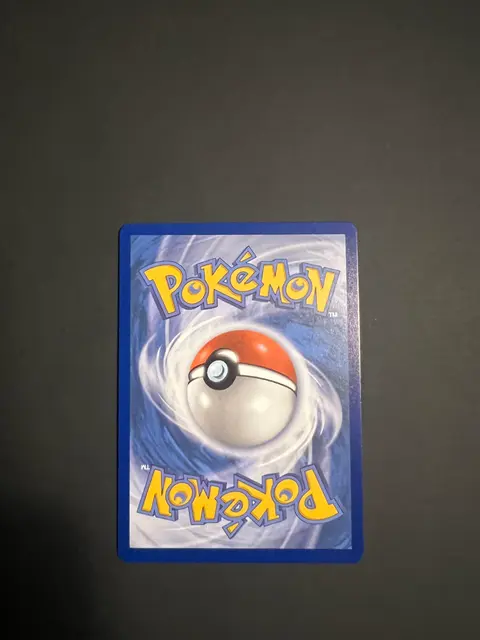 Back of Trading card