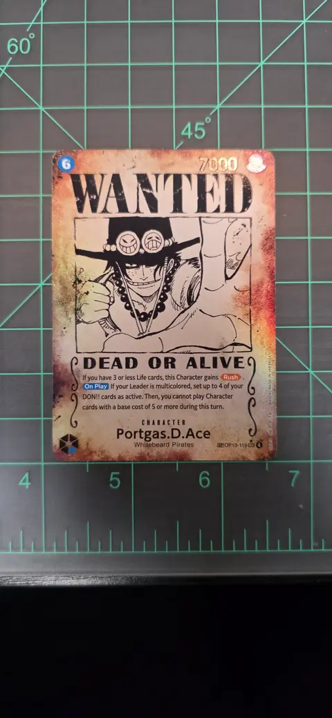 Portgas.D.Ace card, TCGAI Score 10.0