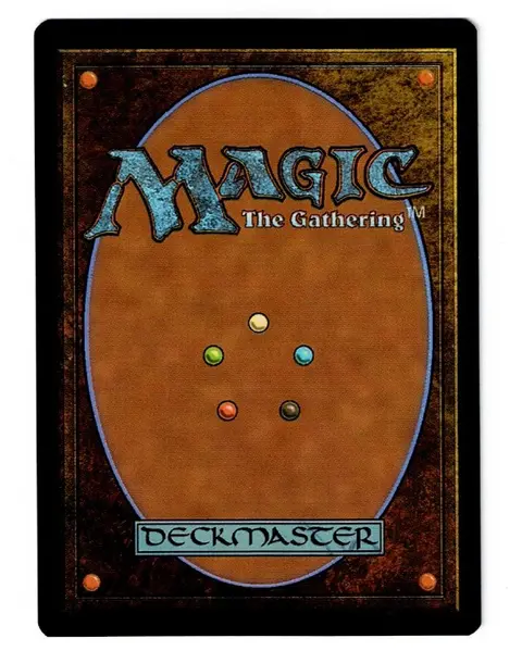 Back of Trading card