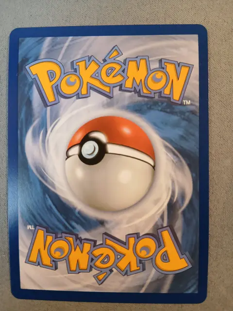 Back of Trading card