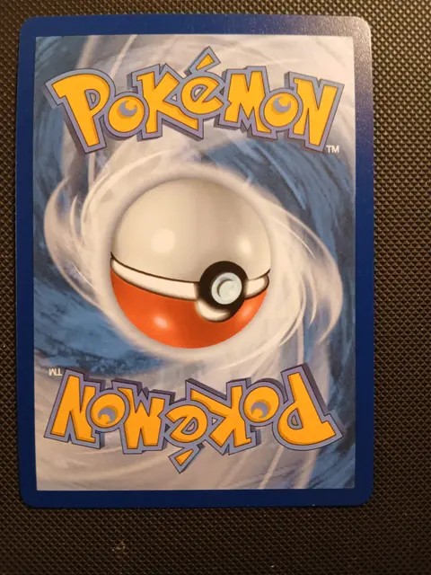 Back of Trading card