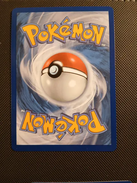Back of Trading card