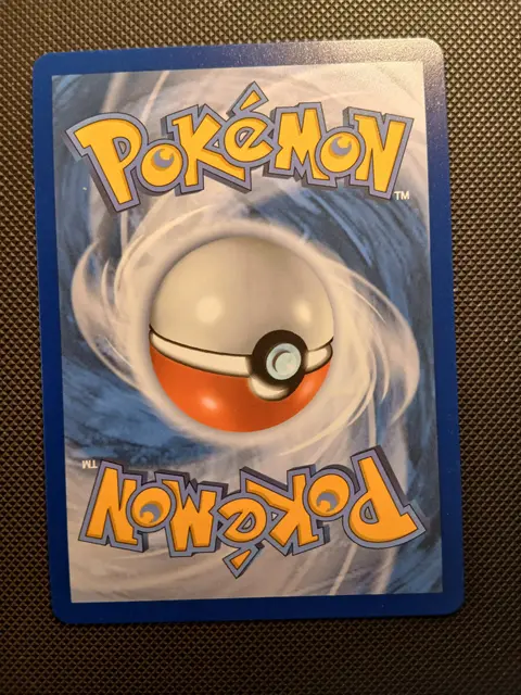 Back of Trading card