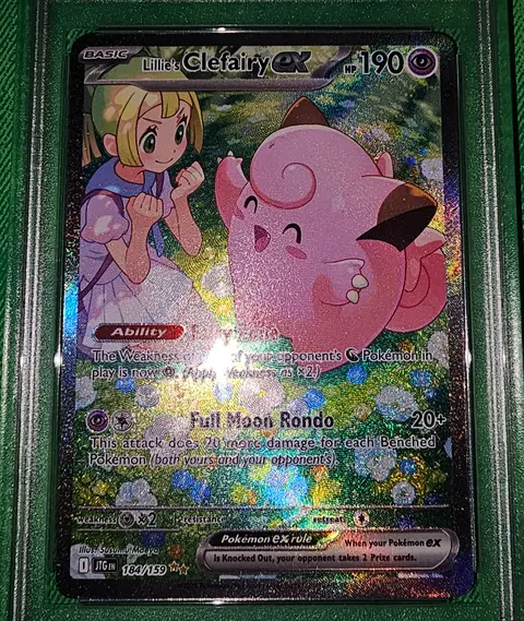 Lillie's Clefairy ex card, TCGAI Score 9.0