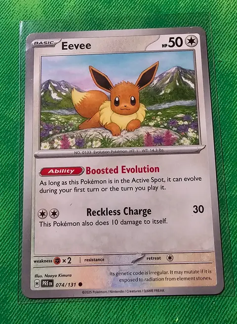 Eevee card, TCGAI Score 7.0