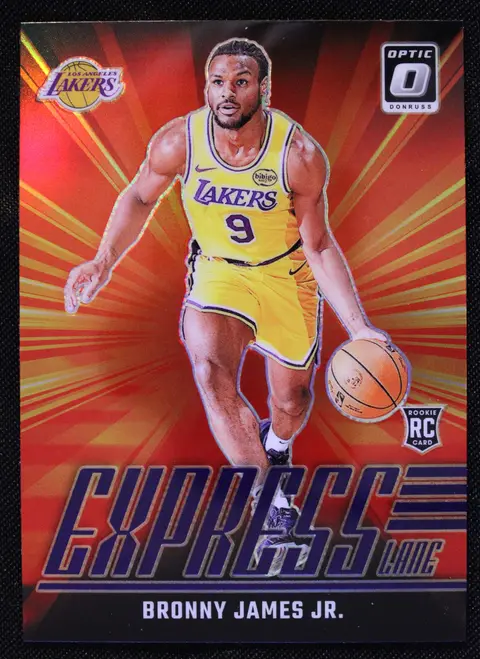 Bronny James Jr. card, TCGAI Score 10.0