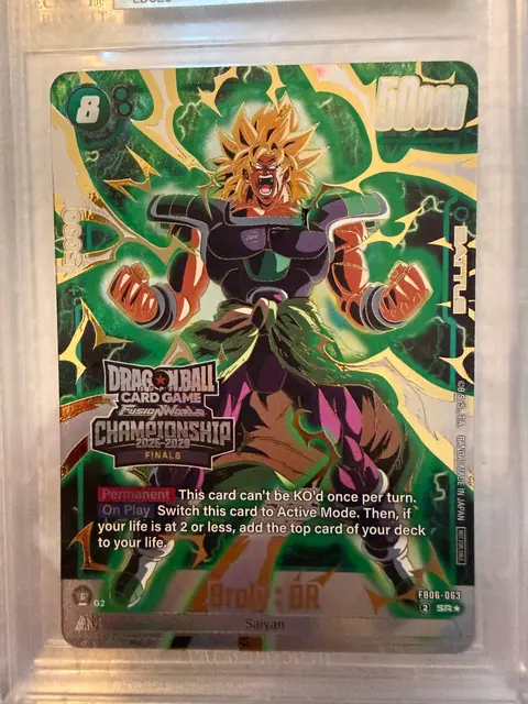 Broly : BR card, TCGAI Score 10.0