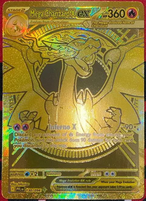 Mega Charizard X ex card, TCGAI Score 8.0