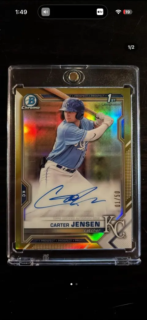 Carter Jensen card, TCGAI Score 10.0