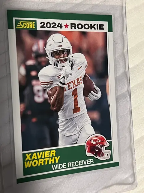 Xavier Worthy card, TCGAI Score 8.0