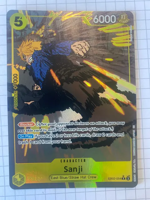 Sanji card, TCGAI Score 8.0