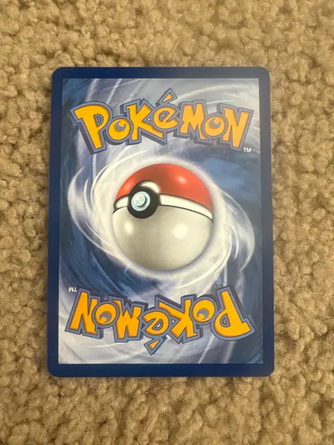 Back of Trading card