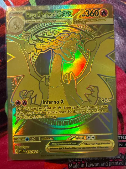Mega Charizard X ex card, TCGAI Score 10.0