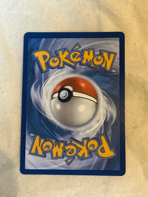 Back of Trading card