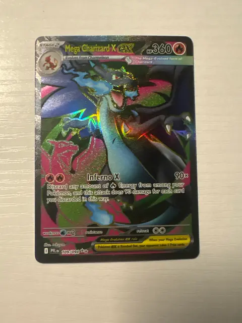 Mega Charizard X ex card, TCGAI Score 8.0