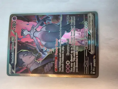Team Rocket's Mewtwo ex card, TCGAI Score 8.0