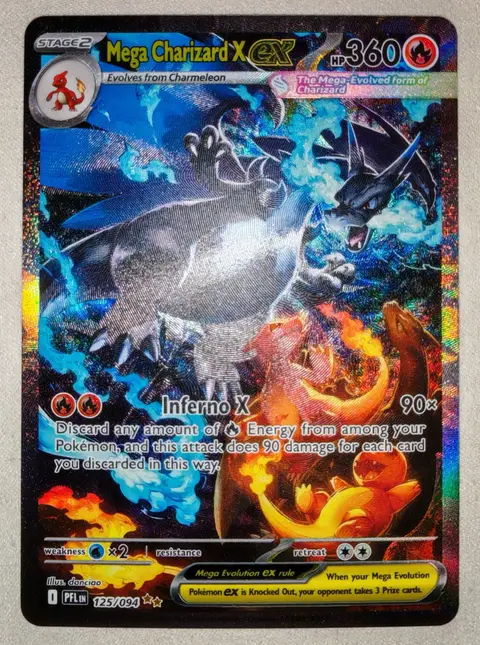 Mega Charizard X ex card, TCGAI Score 9.0