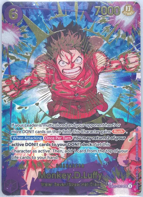 Monkey.D.Luffy card, TCGAI Score 9.0