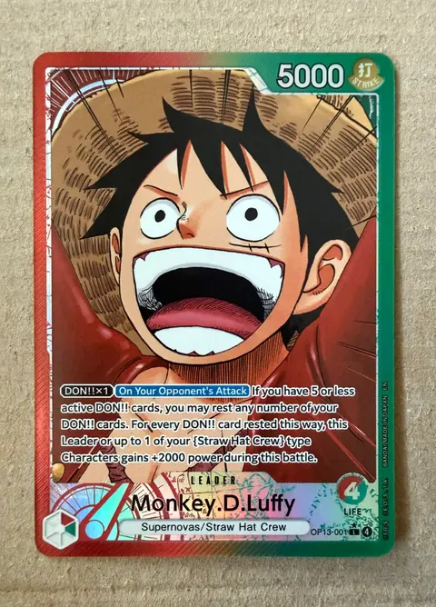 Monkey.D.Luffy card, TCGAI Score 8.0