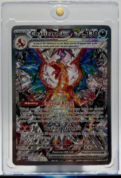 Charizard ex card, TCGAI Score 10.0