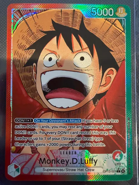 Monkey.D.Luffy card, TCGAI Score 8.0