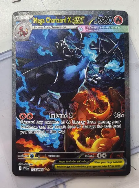 Mega Charizard X ex card, TCGAI Score 5.0