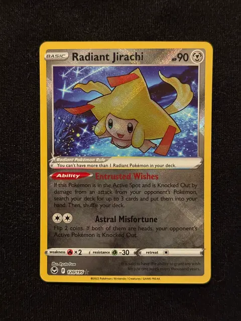 Radiant Jirachi card, TCGAI Score 10.0
