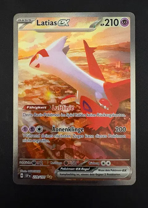Latias ex card, TCGAI Score 9.0
