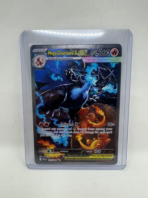 Mega Charizard X ex card, TCGAI Score 8.0