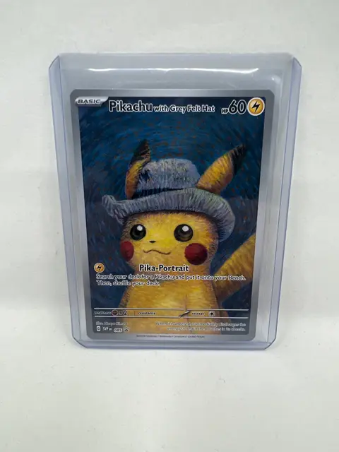 Pikachu with Grey Felt Hat card, TCGAI Score 9.0