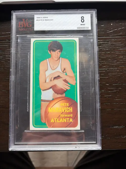 Pete Maravich card, TCGAI Score 8.0