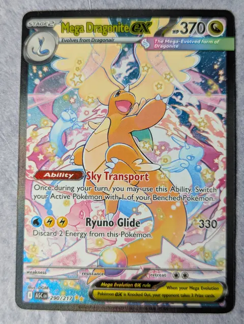 Mega Dragonite ex card, TCGAI Score 7.0