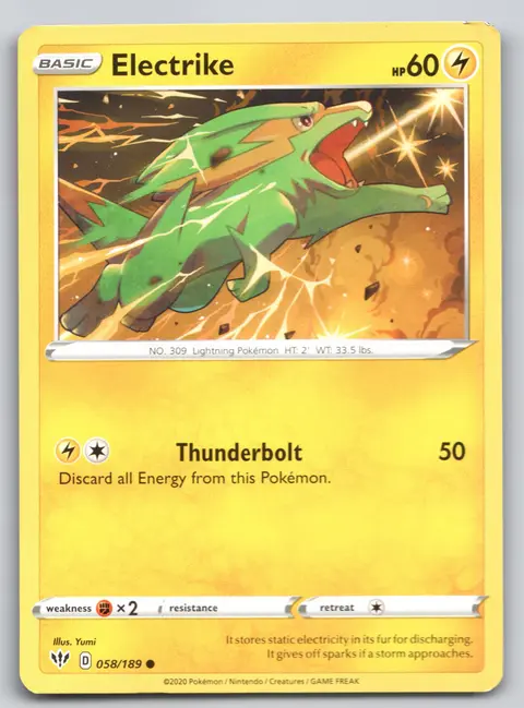Electrike card, TCGAI Score 9.0