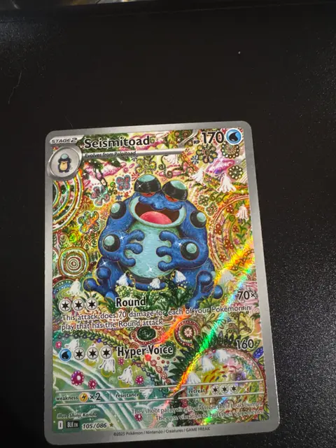 Seismitoad card, TCGAI Score 8.0