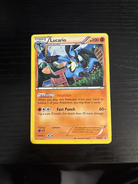 Lucario card, TCGAI Score 4.0