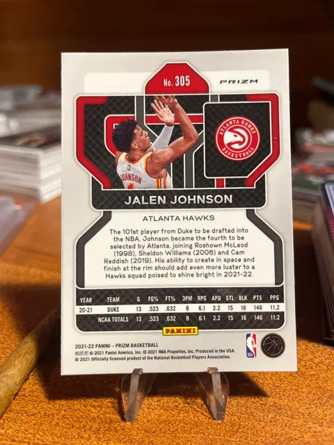 Back of Jalen Johnson