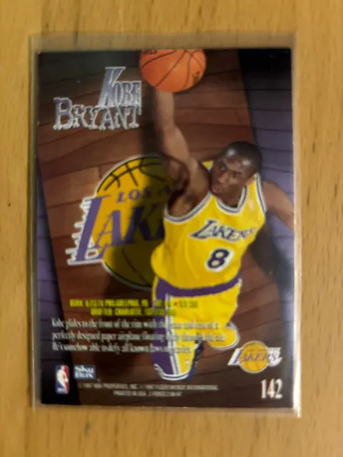 Back of Kobe Bryant