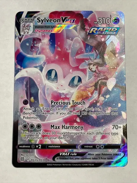 Sylveon VMAX card, TCGAI Score 10.0