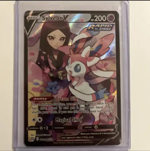 Sylveon V card, TCGAI Score 10.0