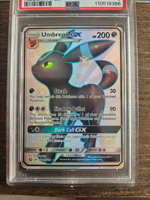 Umbreon GX card, TCGAI Score 10.0