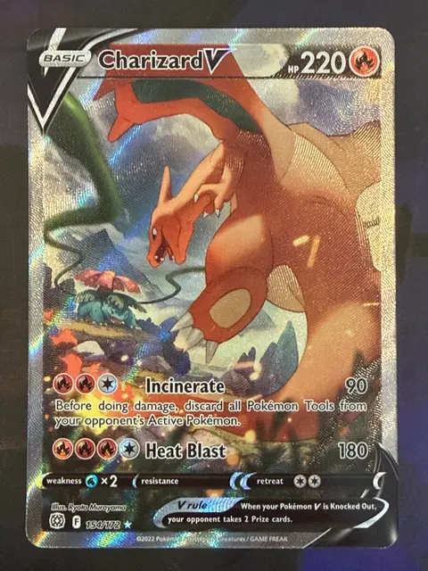 Charizard V card, TCGAI Score 8.0