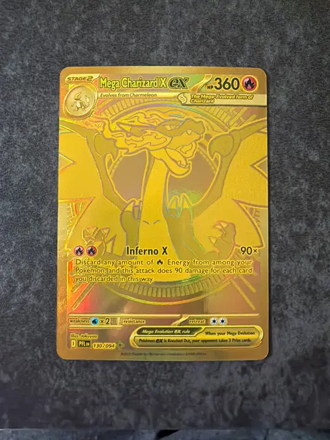 Mega Charizard X ex card, TCGAI Score 9.0