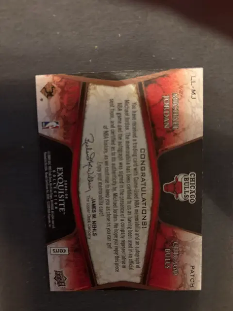 Back of Michael Jordan Limited Logos