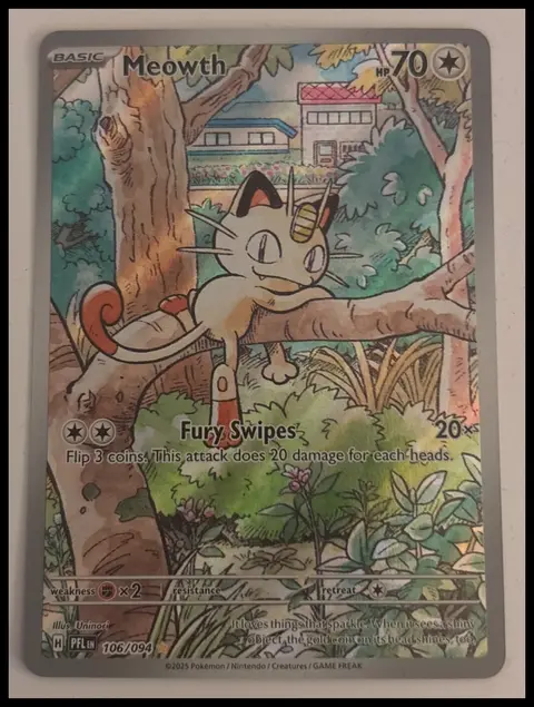 Meowth card, TCGAI Score 10.0