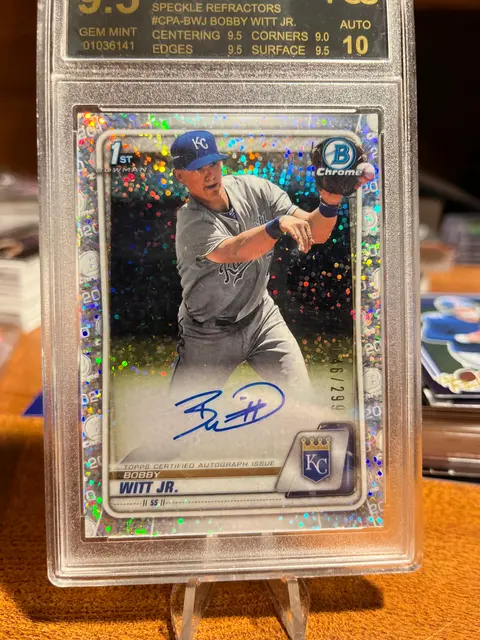 Bobby Witt Jr. card, TCGAI Score 10.0
