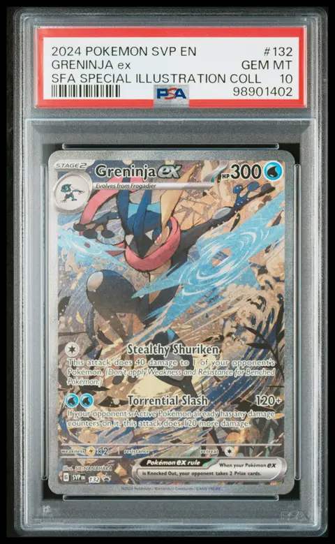 Greninja ex card, TCGAI Score 10.0