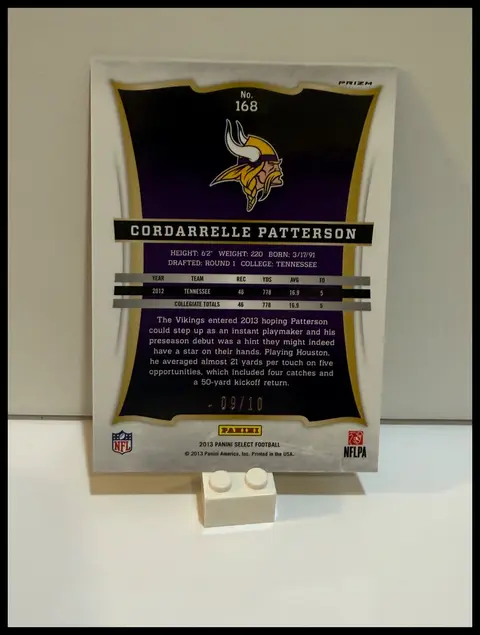 Back of Cordarrelle Patterson