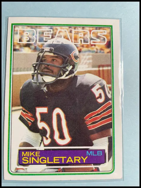 Mike Singletary card, TCGAI Score 8.0