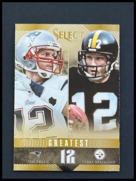 Tom Brady / Terry Bradshaw card, TCGAI Score 6.0
