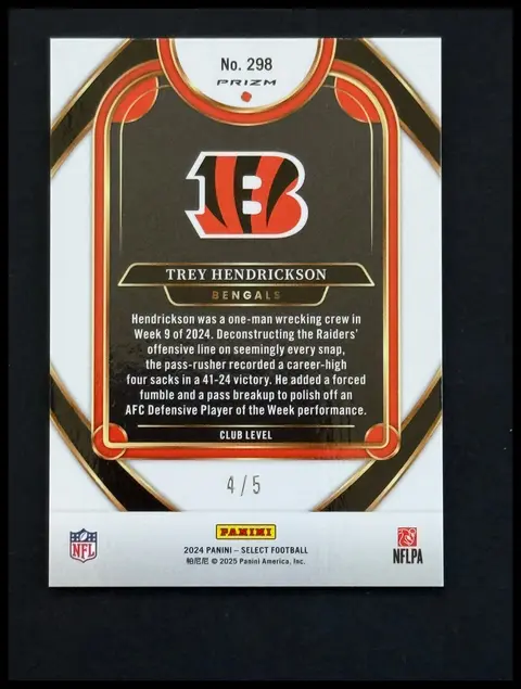 Back of Trey Hendrickson